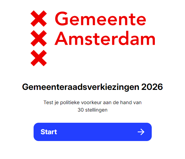 Stemwijzer Gemeente Amsterdam 2026 Stemwijzer Gemeente Amsterdam 2026