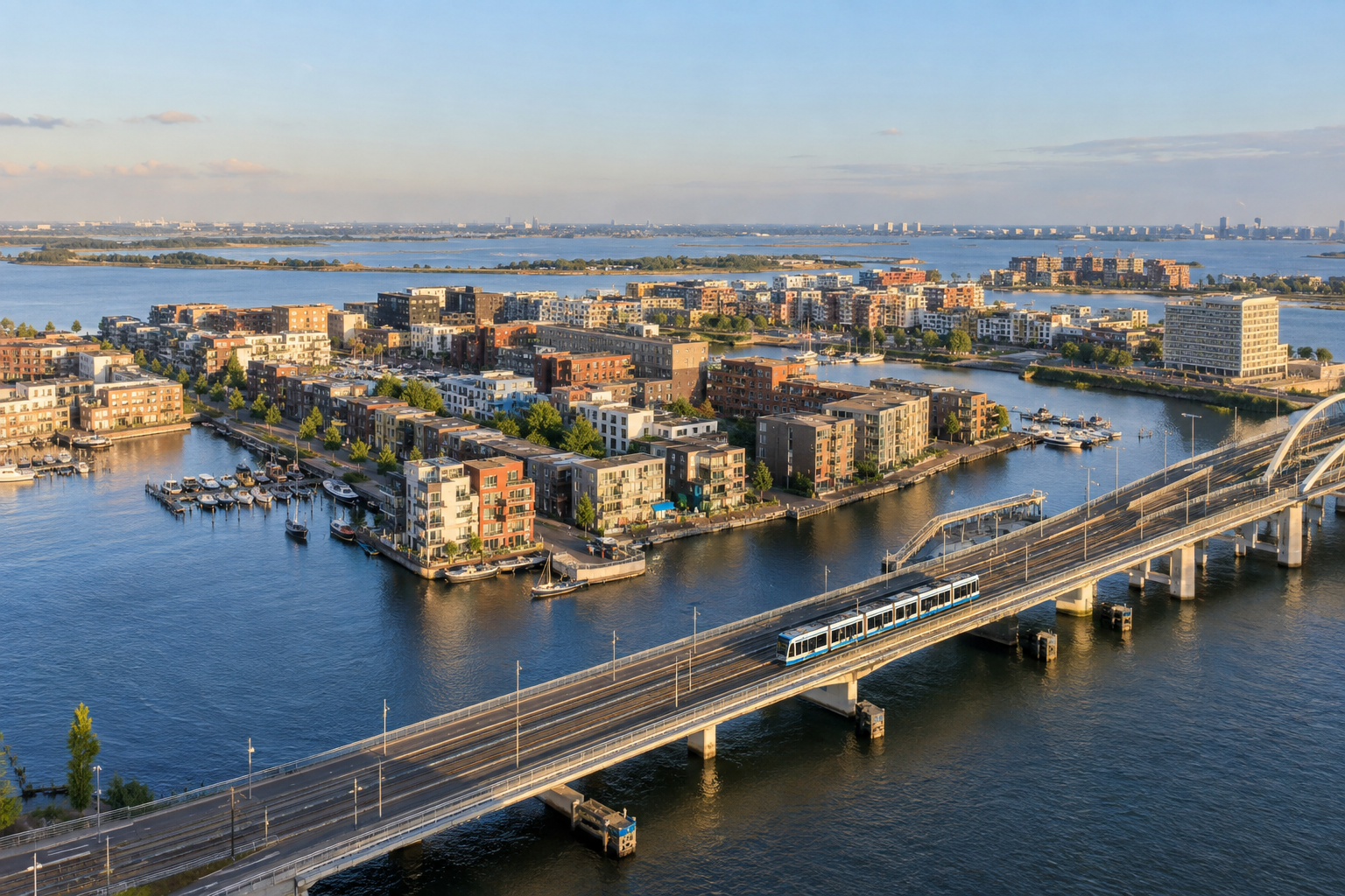 Gouden Uur boven IJburg