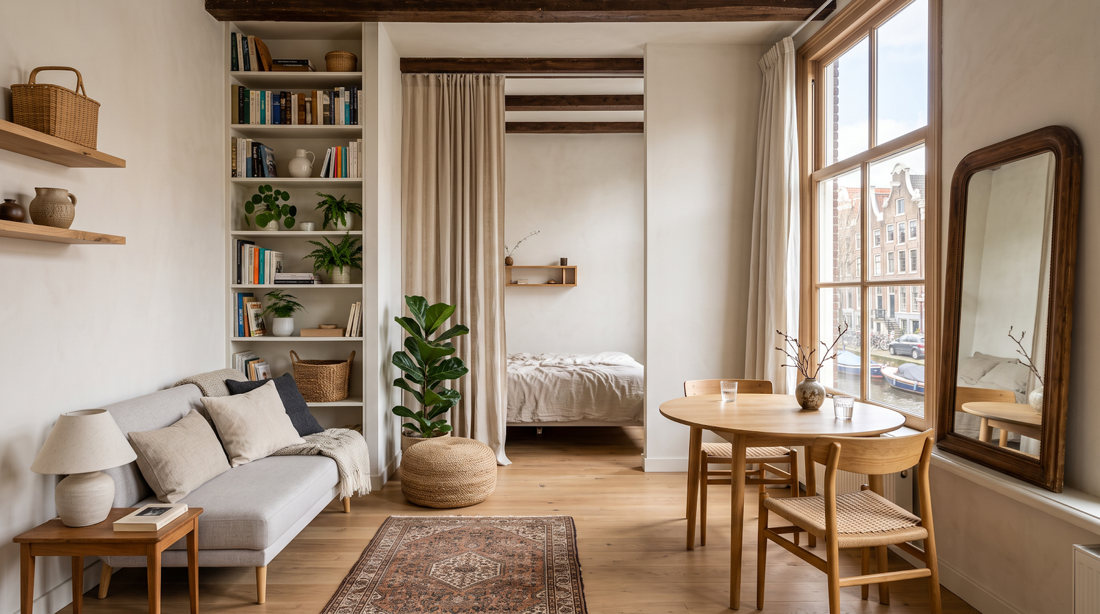 Klein appartement inrichten in Amsterdam: zo haal je meer uit weinig vierkante meters
