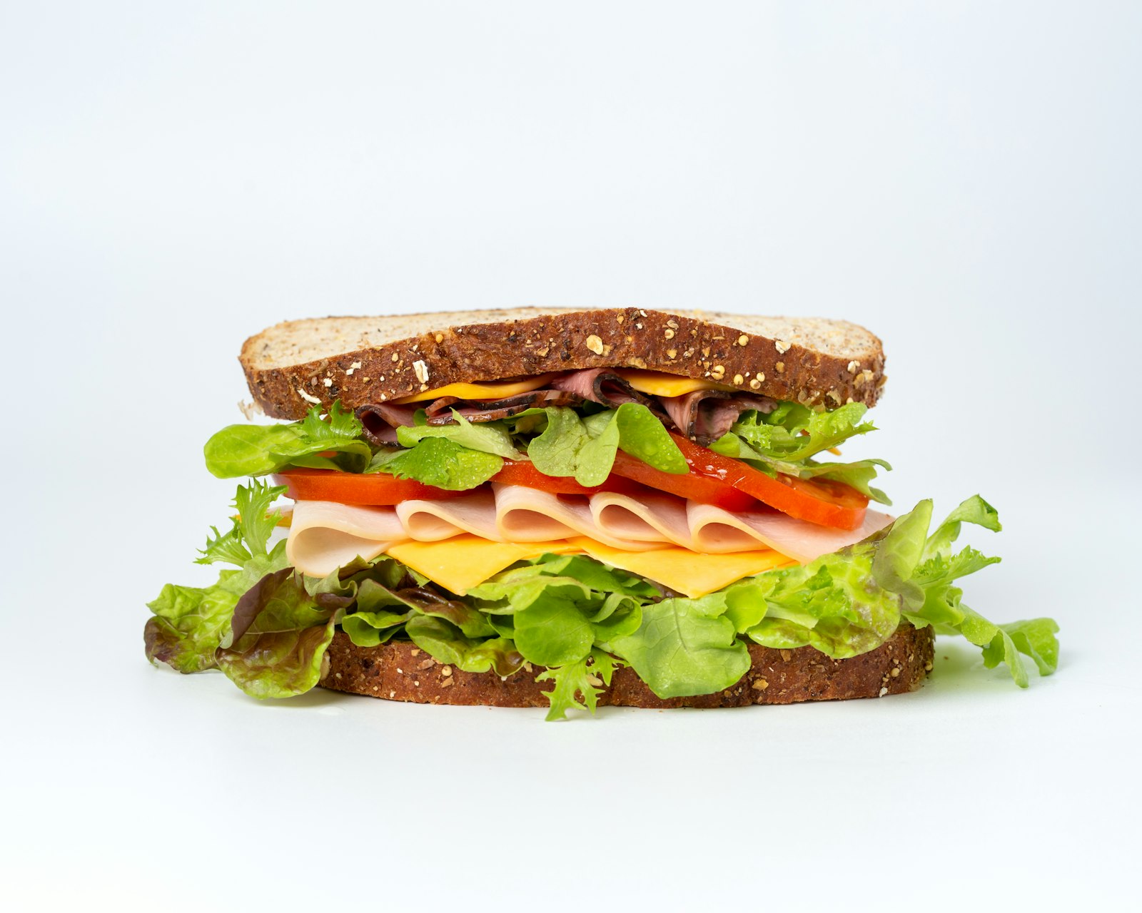 Belegd broodje voor de lunch